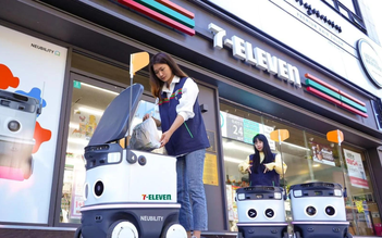 7-Eleven ở Hàn Quốc thử nghiệm giao hàng bằng robot tự lái