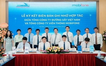 MobiFone ký kết hợp tác về chuyển đổi số với Tổng công ty đường sắt Việt Nam