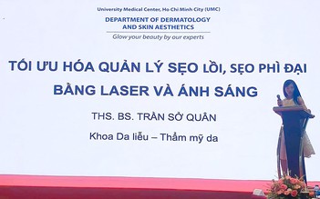 Tối ưu quản lý sẹo lồi, sẹo phì đại bằng laser và ánh sáng