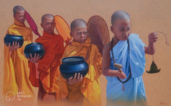 Ngập tràn cảm xúc với triển lãm 'Ánh sáng nội tâm' ngay Đại lễ Phật đản