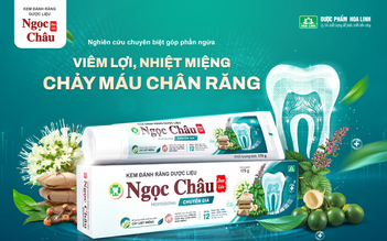 Ngọc Châu ra mắt sản phẩm kem đánh răng dược liệu hoàn toàn mới