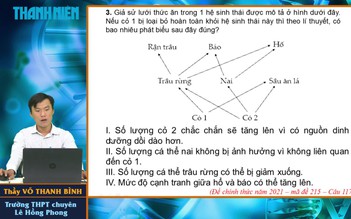 Bí quyết ôn thi tốt nghiệp THPT đạt điểm cao: Nội dung sinh thái học