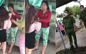 Xác minh video clip nghi vấn công an đứng ngoài theo dõi vụ bắt ghen