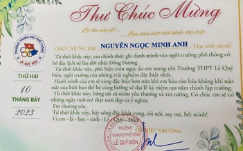 Thư hiệu trưởng gửi học sinh lớp 10: Hãy khát vọng, tỏa sáng và luôn hạnh phúc