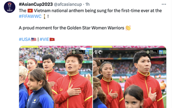 AFC, FIFA ca ngợi tinh thần thi đấu quả cảm của đội tuyển nữ Việt Nam