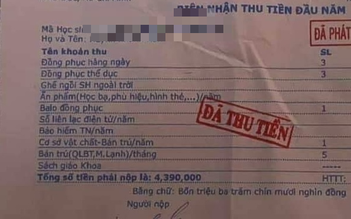 Trường thu tiền khi năm học mới chưa bắt đầu, Sở GD-ĐT TP.HCM yêu cầu gì?