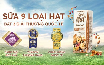 Bộ giải thưởng quốc tế của sản phẩm sữa hạt Vinamilk Super Nut mới ra mắt