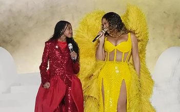 Beyoncé đưa con gái Blue Ivy Carter theo biểu diễn trên sân khấu