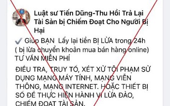 Giả danh Cục An ninh mạng để tiếp tục lừa đảo nạn nhân bị lừa