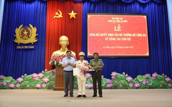 Thượng tá Lê Tấn Vinh làm Phó giám đốc Công an tỉnh Cà Mau