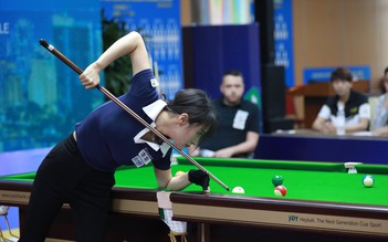 Nỗ lực bất thành của hot girl Trung Quốc trong trận chung kết giải billiards JOY Heyball