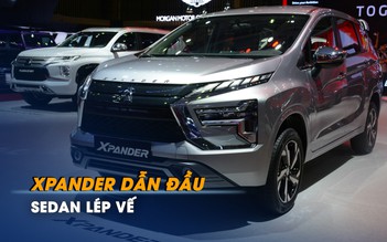 Xpander dẫn đầu thị trường, sedan lép vế