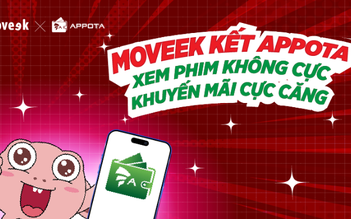 AppotaPay ra mắt tính năng đặt vé xem phim cùng Moveek