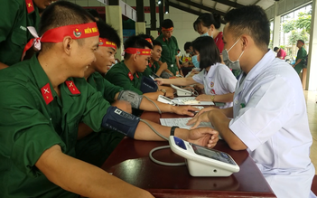 Tuổi trẻ quân đội hiến khoảng 50.000 đơn vị máu mỗi năm