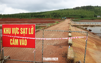 Hồ chứa nước 80 ha ở Tây nguyên nứt nghiêm trọng, di dời 175 người dân