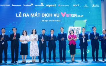 NAPAS và các ngân hàng phối hợp tổ chức sự kiện 'Lễ ra mắt dịch vụ VietQRCash'