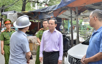 Phó thủ tướng Trần Lưu Quang chỉ đạo cứu nạn vụ cháy chung cư mini Hà Nội