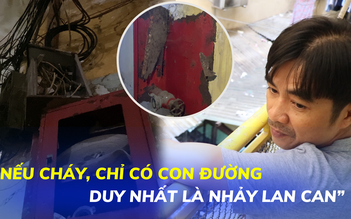 Chung cư không có báo cháy, dây điện như mạng nhện: 'Cháy chỉ biết nhảy từ lan can'