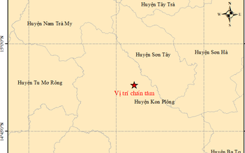 8 trận động đất trong vòng 5 giờ ở Kon Tum