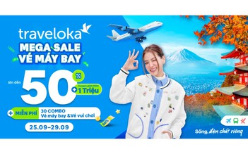 Giảm đến 50% khi đặt vé máy bay trên Traveloka cùng coupon giảm thêm 1 triệu đồng!