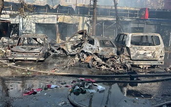 Chiến sự ngày 560: Vụ tấn công chợ phủ bóng chuyến thăm Kyiv của Ngoại trưởng Mỹ