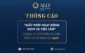 Công ty ALLY đã được cấp 'Giấy phép Hoạt động dịch vụ việc làm'