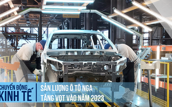 Sản lượng ô tô Nga tăng vọt vào năm 2023