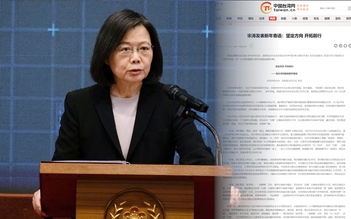 Trung Quốc kêu gọi thúc đẩy 'tái thống nhất hòa bình', lãnh đạo Đài Loan gửi thông điệp