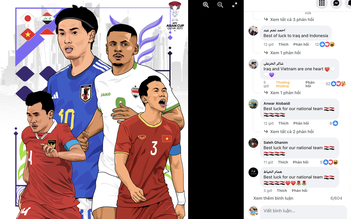 AFC đưa đội tuyển Việt Nam và các đối thủ lên Facebook, CĐV Iraq có động thái đáng yêu