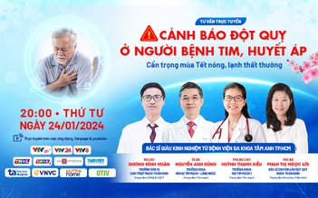 Tư vấn sức khỏe: Cảnh báo đột quỵ mùa Tết 2024 ở người bệnh tim, huyết áp