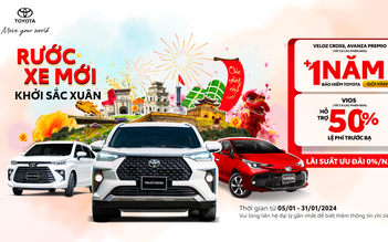 Toyota Việt Nam tung chương trình khuyến mại đầu năm