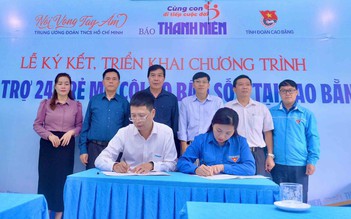 Báo Thanh Niên tiếp tục bảo trợ 24 trẻ mồ côi