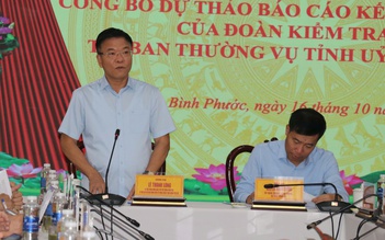 Ban Chỉ đạo Trung ương về phòng, chống tham nhũng, tiêu cực làm việc tại Bình Phước