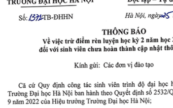 Nhiều sinh viên bị trừ điểm rèn luyện vì đăng ký giấy tờ nhưng không đến nhận