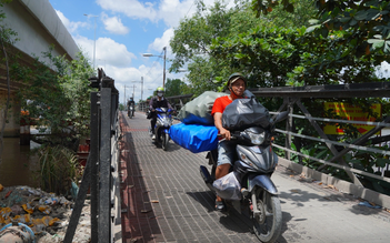 Cầu thép cũ Long Kiểng vẫn chờ tháo dỡ, thanh lý