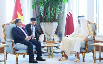 Thủ tướng Phạm Minh Chính hội kiến Quốc vương Qatar