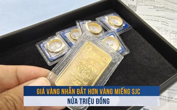 Biến động vàng ngày 4.10: Giá vàng nhẫn đắt hơn vàng miếng SJC nửa triệu đồng