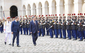 Lễ đón chính thức Tổng Bí thư, Chủ tịch nước Tô Lâm tại Điện Invalides