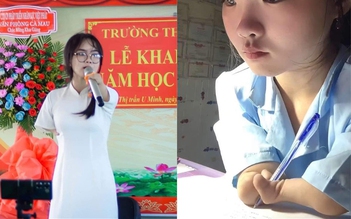 Nghị lực của nữ sinh cầm bút khi không có đôi tay