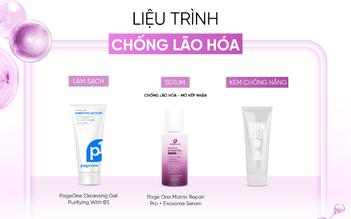 Gợi ý liệu trình chống lão hóa cùng PageOne cho da căng trẻ chỉ sau 6 tuần