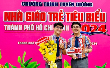 Hai anh em song sinh được tuyên dương Nhà giáo trẻ tiêu biểu TP.HCM cùng một ngày