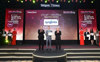 Syngenta Việt Nam được vinh danh 'Doanh nghiệp vì cộng đồng' tại Saigon Times CSR 2024