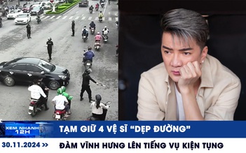 Xem nhanh 12h: Tạm giữ 4 vệ sĩ ‘dẹp đường’ | Ca sĩ Đàm Vĩnh Hưng lên tiếng vụ kiện tụng