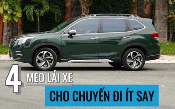 4 mẹo lái ô tô giúp hành khách đỡ bị say xe