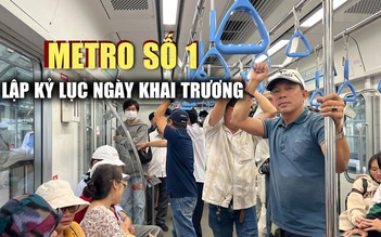 Metro số 1 ngày khai trương: Lập kỷ lục lượng khách gấp 5,5 lần dự kiến