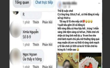 Trò chơi xé 'túi mù' trên mạng xã hội là cờ bạc trá hình