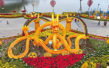 Đà Nẵng: Tận dụng các tượng linh vật rồng trang trí công viên cảnh quan