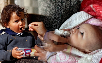 Gaza đói: Thức ăn nuôi chim, hạt chà là trở thành thức ăn cho trẻ em
