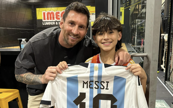 Messi gây sốt mạng xã hội khi chúc mừng sinh nhật bạn thân của con trai