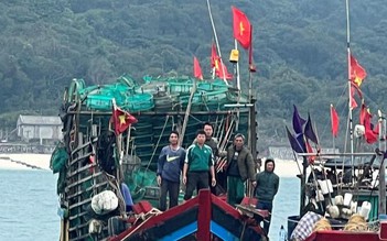 Chìm tàu cá ở Quảng Ninh, 5 ngư dân Thanh Hóa được cứu sống
